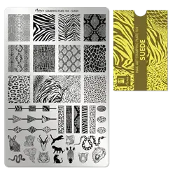 Suede NO. 104 stampingplade, Moyra